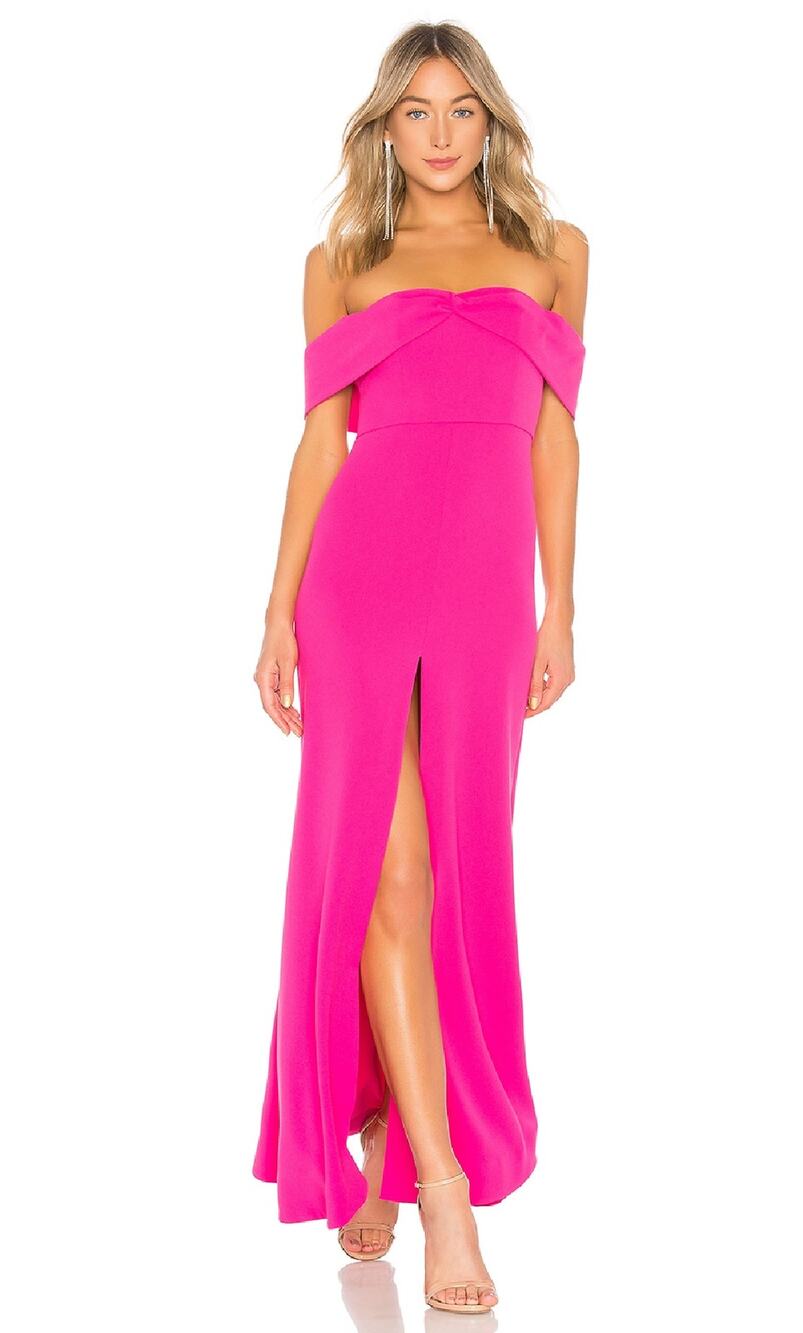 Lovers & Friends Danica Gown in Fuchsia Size XXS
